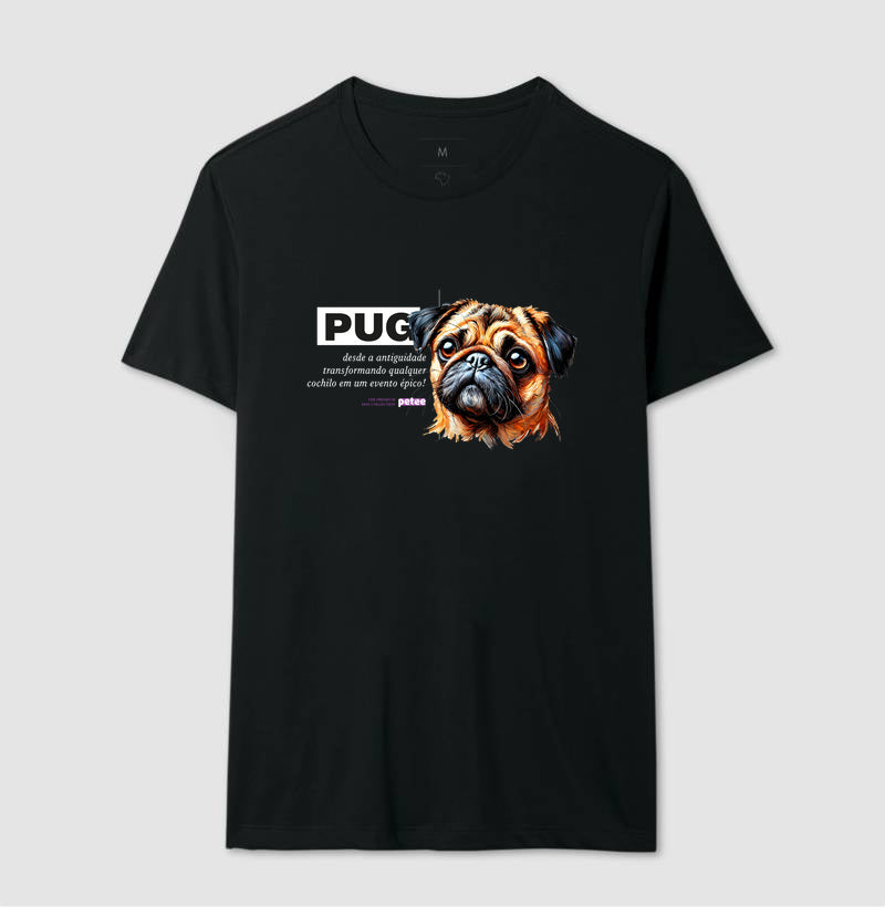 Camiseta Pug - Personalidade canina