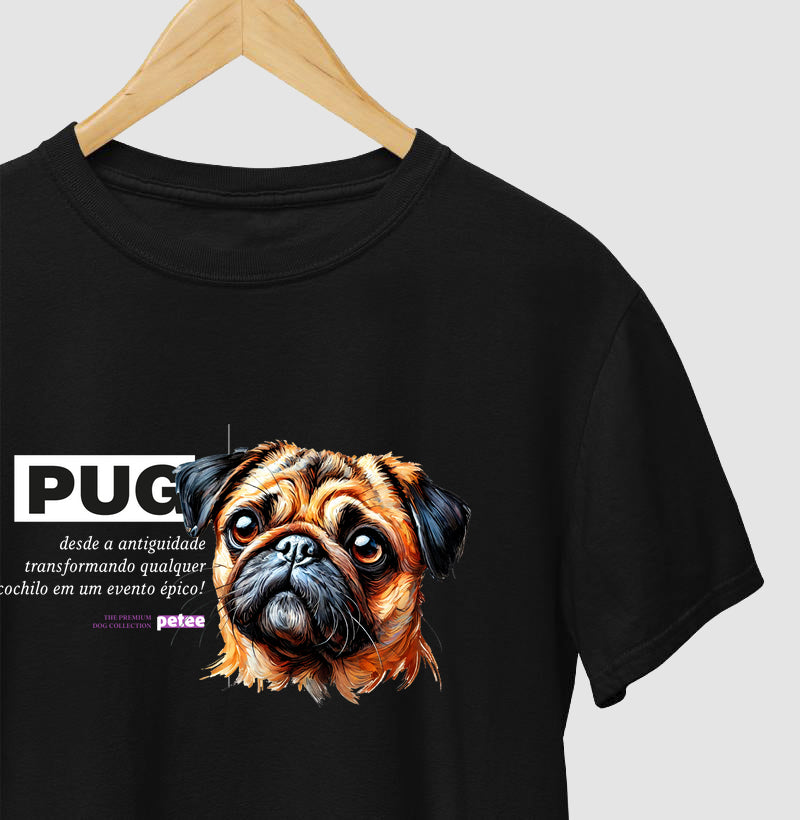 Camiseta Pug - Personalidade canina
