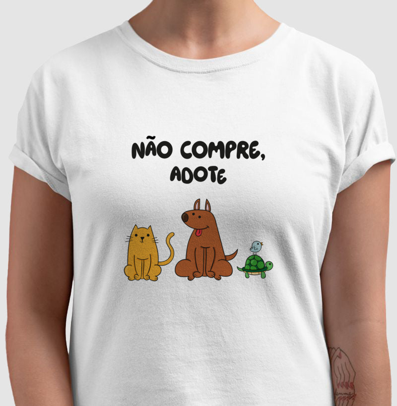 Não compre, adote.