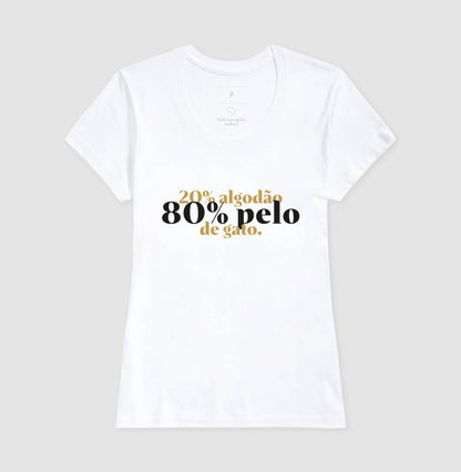 20% Algodão, 80% Pelo de Gato