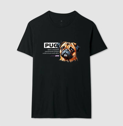 Camiseta Pug - Personalidade canina