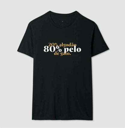 20% Algodão, 80% Pelo de Gato