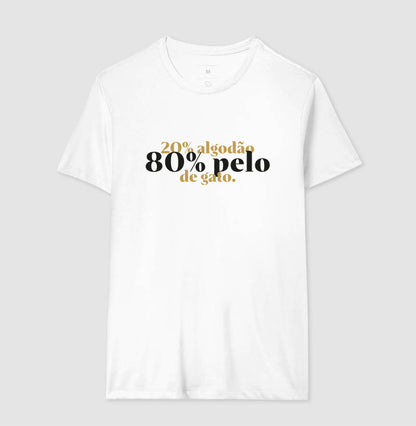 20% Algodão, 80% Pelo de Gato