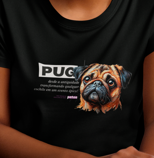 Camiseta Pug - Personalidade canina